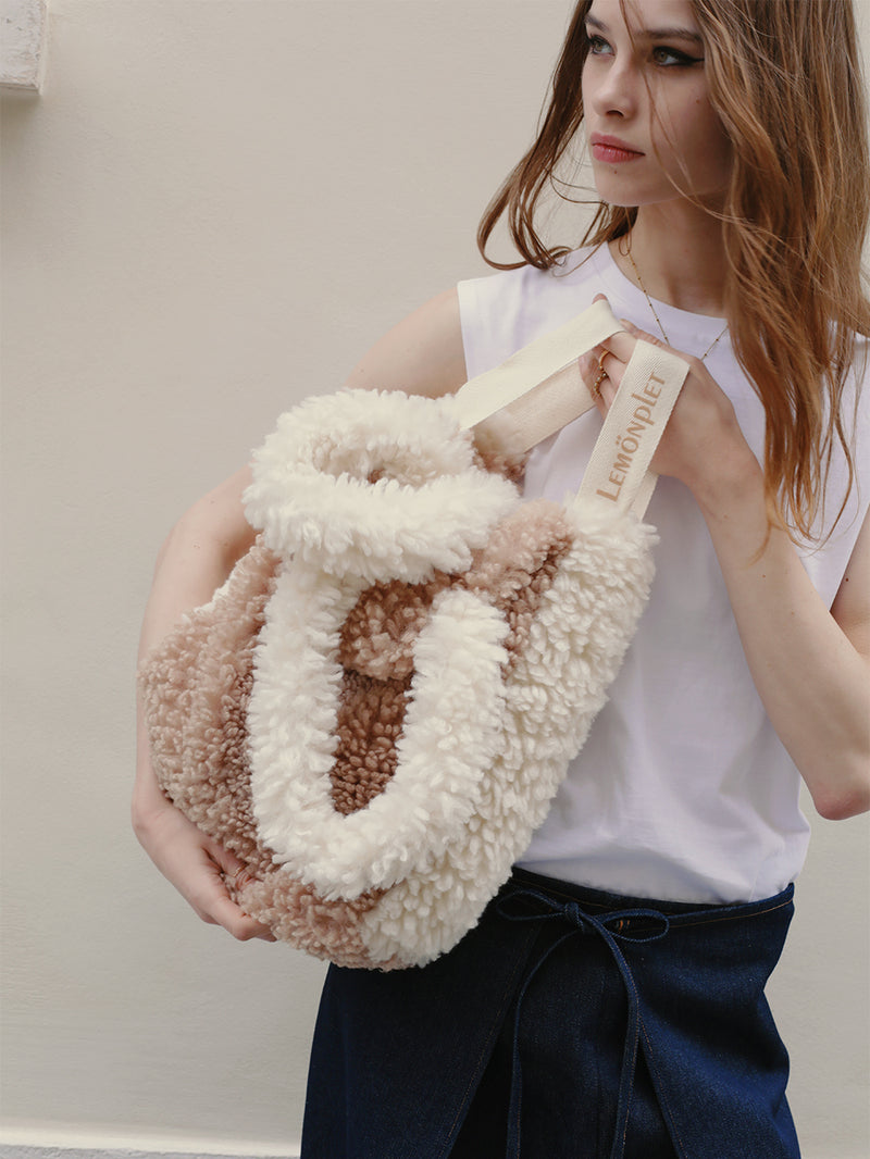 FAUX FUR PHRYNE ECO BAG