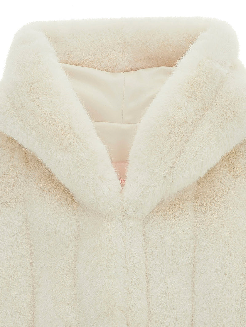 [REFURB] KIDS FAUX FUR HE PONCHO