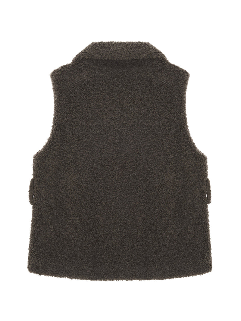 FAUX FUR PETER VEST